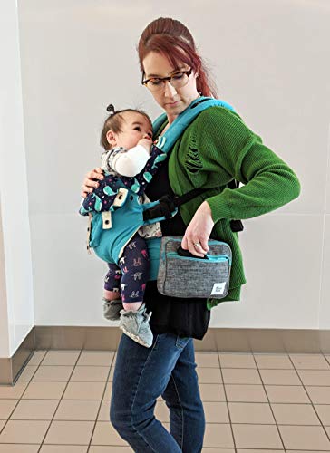 image for TOKKIE BABE Baby Carrier Extension Storage Pouch - Fit All Essentials 