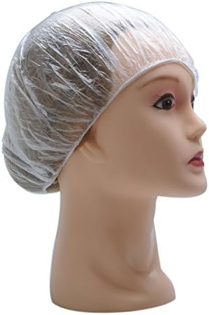 10 Pcs/20 Pcs/30 Pcs Thine Disposable Shower Caps Bathing Elastic Clear Hair Care Protector Hat Mask Cap Hair Cap (10 Pcs)