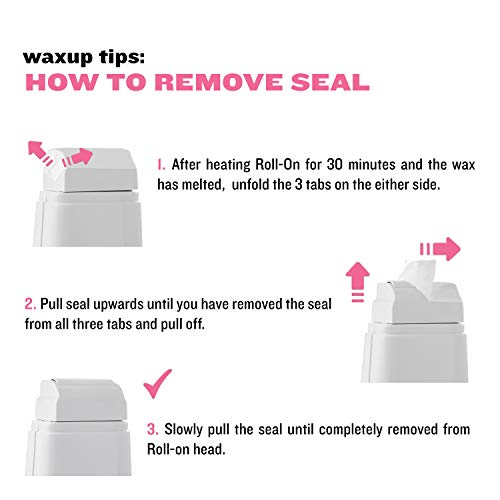 waxup Rose Roll On Wax, Hair Removal Wax Cartridge, Depilatory Wax Roller for Sensitive Skin, Home S - //medicalbooks.filipinodoctors.org