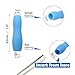 GFDesign Food Grade Silicone Straw Tips Soft Reusable Metal Stainless Steel Straw Glass Straw Nozzles Only Fit for 5/16