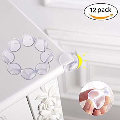 DOMIRE Baby Safety Proofing 12 Pack Clear Soft Guards Toddler Safe Protector