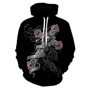 LaiYuTing Nieuwe mannen schedel 3D digitale afdrukken losse Hooded trui vrouwen Hooded Plus Size Paar Outfit