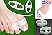 Cerkos Gel Toe Separators Straightener Bunion Protector Corrector for Improving Foot Strength and Balance (2 pcs)