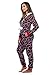 6342-10179-M Just Love Adult Onesie / Pajamas,Medium,Black - Candy Cane