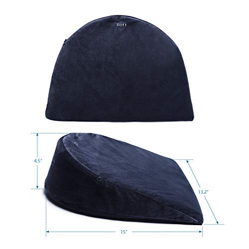 Lisenwood Pregnancy Pillow Wedge For Maternity Belly Wedge