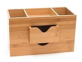 Lipper International 1803 Bamboo Wood 3-Tier Desk