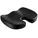 Coccyx Orthopedic Memory Foam Seat Cushion - Car Seat Office Chair Wheelchair Cushion - Posture Tailbone Coccyx Back Support - Black Memory Foam Seat