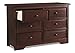 Graco Brooklyn 6 Drawer Double Dresser, Cherry, Kids Bedroom Dresser with 6 Drawers, Wood & Composite Construction, Ideal for Nursery, Toddlers Room, Kids Room