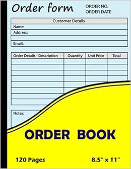 Amazon Com Order Book Order Log Book For Small Business Or Personal Keep Track Of Your Order With This Daily Sales Log Bookbook Income Expense Budget Simple Tracker Publishing Amidob Books