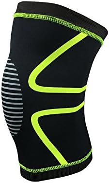 Sports Compression Knee Sleeve for Stabilizing and Recovery for Men, Women and Knee Support for Arthritis, Running, Weight Lifting and Jogging-Single Wrap-YXL
