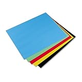 Pacon Corp 4-Ply Railroad Board In Ten Assorted Colors, 28 X 22, 25/Carton