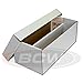 BCW Shoe Storage Card Box - 1 ct | Cardboard Box for Trading Cards, Gaming Cards, and Collectibles | Holds 1600 Standard Cards or 300 3x4 Toploaders | Gaming Card Organizer Box | Assembly Required