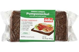 Delba Bread Pumpernickel - 16.75 OZ (Pack of 2)