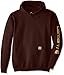 CarharttmensLoose Fit Midweight Logo Sleeve Graphic SweatshirtDark CedarX-Large Tall