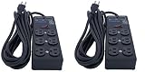 Furman SS6B 6 Plug Surge Protector (2 -Pack)
