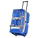Olympia U.S.A. 22 inch Carry On 8 Pockets Wheeled Rolling Duffel Bag Water Resistant Luggage Lightweight Travel Suitcase with Retractable Handle