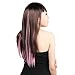 Neitsi 10pcs 18inch Colored Highlight Synthetic Clip on in Hair Extensions #F01 Light Pink