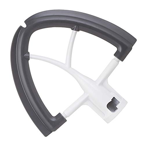 Flex Edge Beater for KitchenAid BowlLift Stand Mixer 6 quartMetal Flat beater with silicone