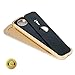 Power of Blaze Premium Cough Less Tobacco Pipe, Magnetic Slider, Pipe Screen, Carrying Box Complete Kit (Golden)
