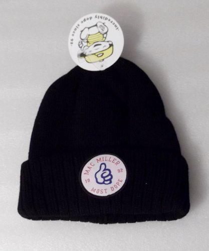 Dope Black Cuff Beanie Black Adult Hat 