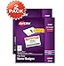Clip-Style Badge Holder with Laser/Inkjet Insert, Top Load, 3.5 x 2.25, White, 100/Box, Sold as 2 Pack