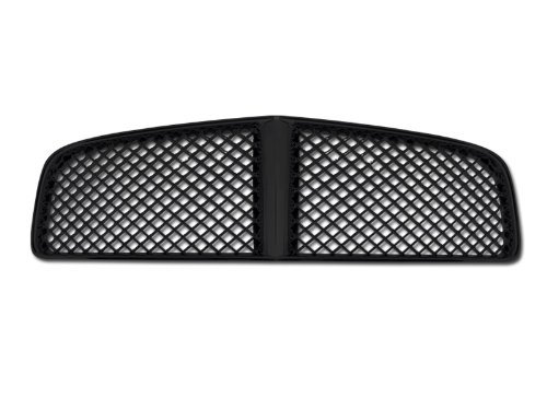 R&L Racing Front Grill Compatible with Dodge Charger 05-10 | Black Finished Sport Honeycomb Mesh Hood Bumper Grille