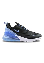 NIKE Women's Sneaker, Black Metallic Silver Royal