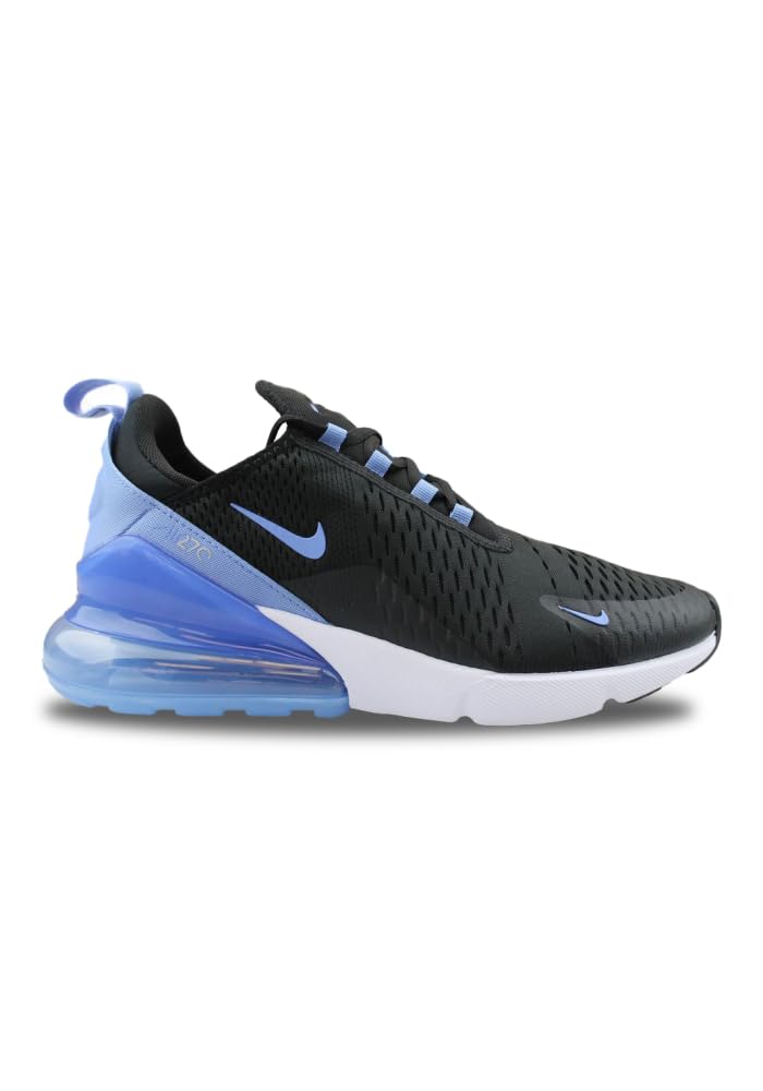 NIKE Women's Sneaker, Black Metallic Silver Royal