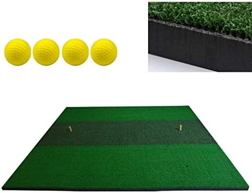 Eahkgmh Golf Hitting Mat Portable Training Aids Equipment For
