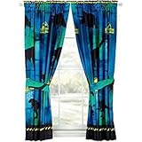 Jurassic World Window Panels Curtains Drapes, Set of 2