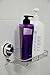 Genexice Stainless Steel Shower Caddy with Rotate & Lock Suction Cups