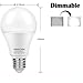 2-Pack A21 100w LED Bulb Dimmable,1600 Lumens, 5000K Daylight led bulbs home, E26 Based,Energy Efficient LED Bulbs