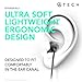 ATECH Ultra Flexible Silicon Sleeping Earbuds with Microphone Earplugs for ASMR, Insomnia, Snoring, Travel, Relaxation, Bianural