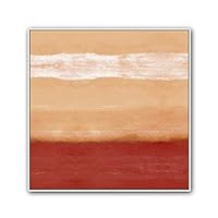 Framed Canvas Wall Art Abatract Color Canvas Prints Home Artwork Decoration for Living Room,Bedroom - 16x16 inches