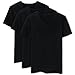 DAVID ARCHY Men's Undershirts Micro Modal Ultra Soft T-Shirts Stretch Moisture-Wicking V-Neck Tees for Men, 3-Pack (XL, Black)