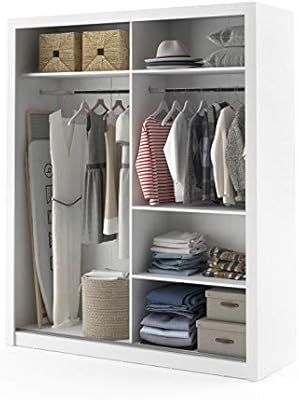 Arthauss Modern Bedroom Mirror Sliding Door Wardrobe Arti 3 In