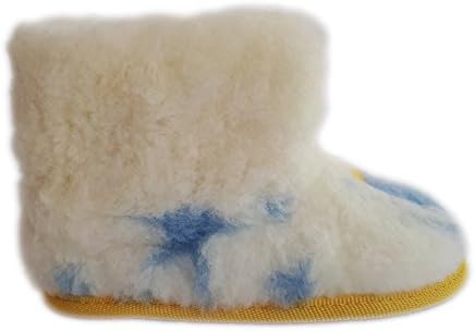 Wool Warm Indoor Non-Slip Suede Sole Slippers Boots for Girls and Boys (US 10 - 11; EU 27 - 28)