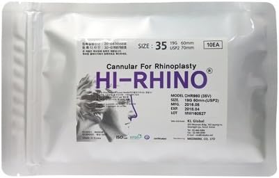Everline Hi-Rhino / PDO Thread / Ultra V-Lift - Cannular Type 10pcs (19G/60mm/Size45/2)