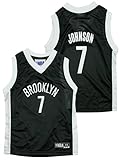 Brooklyn Nets NBA Little Boys Joe Johnson #7 Dazzle Black Jersey