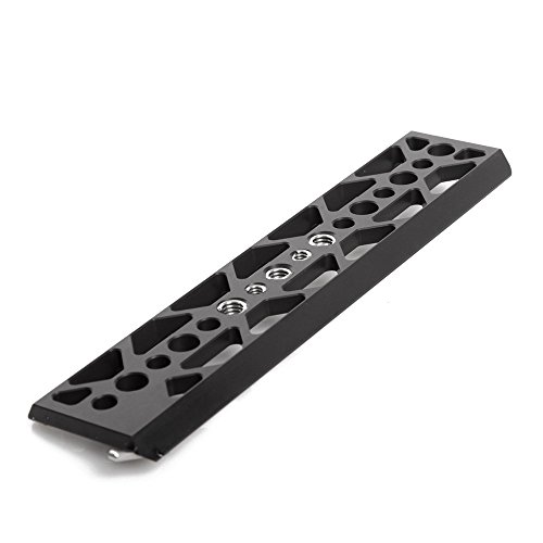 Ikan TT-C16 10-Inch Lightweight Dovetail Plate (Black) (Certified Refurbished)