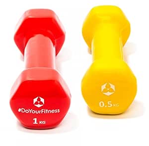 #DoYourFitness Set Ahorro de Mancuernas Vinilo »Hexagon« / Las Pesas