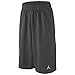 Boys Nike Air Jordan Mesh Athletic Shorts (Large, Dark Grey)