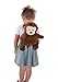 Alphabetz Animal Harness Backpack, Brown
