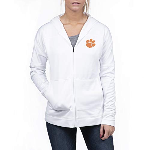 white clemson hoodie