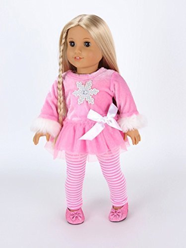 Pink Snowflake Tutu Dress-18