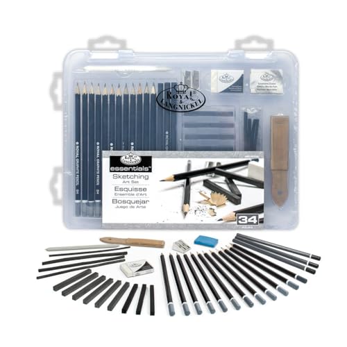 Royal & Langnickel Small Clear Case Sketching Set (RSET-ART3105)