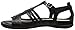 Skechers Cali Women's Silver Dollar Huarache Sandal, Black, 9 M US