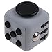 Grand Oasis Popular Anti-Anxiety Cube, Relax Toy, Relieves Stress Cube Desk Toy for Anxiety Best for Adults and Children with Buttons, Deep Grey