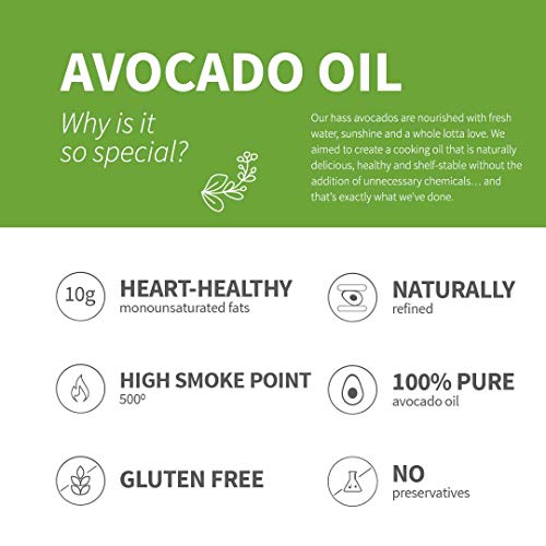 Chosen Foods 100% Pure Avocado Oil, Keto and Paleo Diet Friendly, Kosher Oil for Baking, High-Heat Cooking, Frying… - Image 7