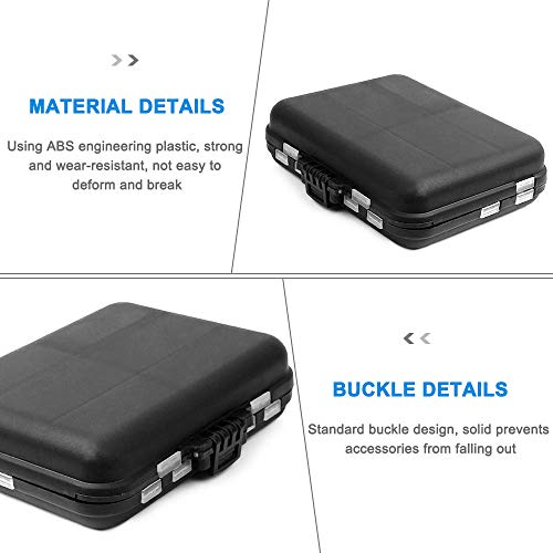 Allnice Angelzubehör-Set, 155-teilig, Angelausrüstung, inklusive Jighaken, Sinker-Gewichte, verschiedene Angelwirbel… – Bild 3